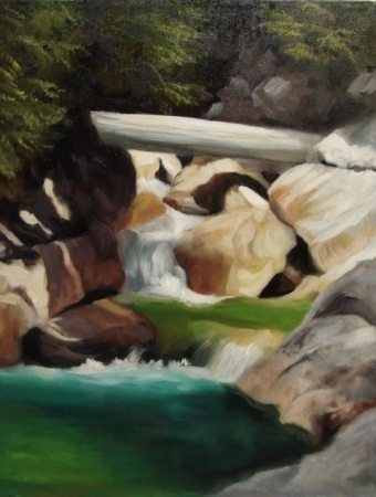 Gold Creek Falls -Upper Portion